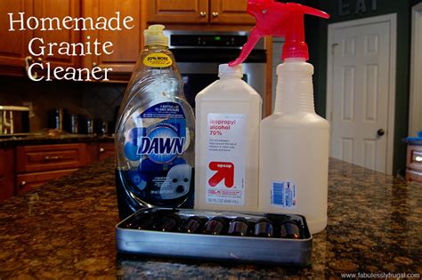 This homemade counter cleaner is gentle enough for surfaces like granite and marble. DIY: Homemade Granite Cleaner | Recipe For Natural Cleaners