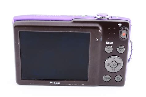 Nikon Coolpix S3300 160mp Compact Digital Camera Purple Read From