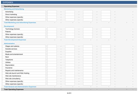 profit  loss statement  template  excel