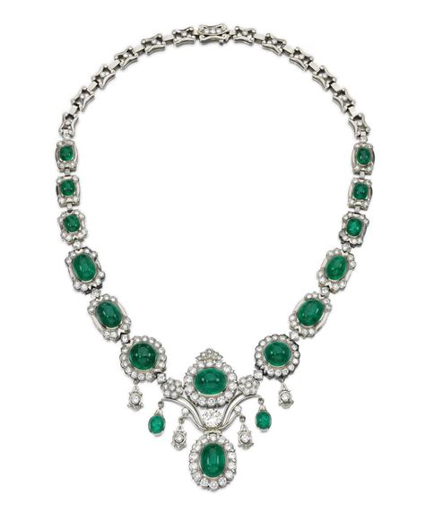 Emerald And Diamond Necklace Fine Jewels Online Jewellery Sothebys