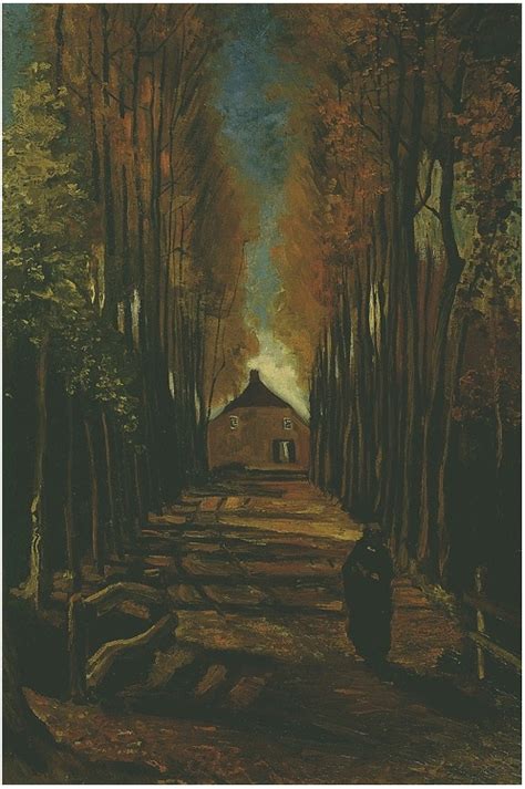 Avenue Of Poplars In Autumn By Vincent Van Gogh 14