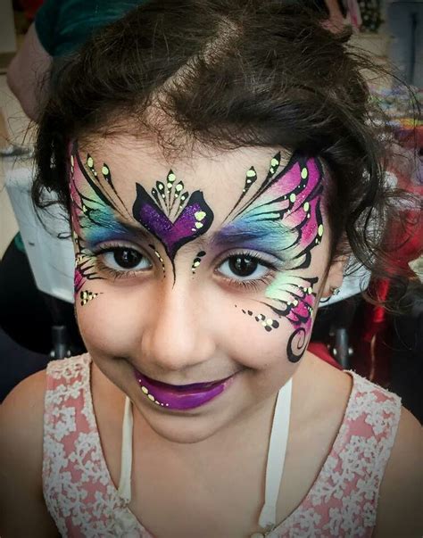 Face Art By Tash Beautiful Butterfly Face Paint Schminkdesign