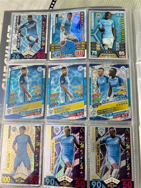 Manchester City Match Attax Collection Hobbies And Toys Collectibles