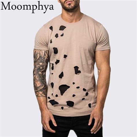 We did not find results for: Moomphya Distressed ripped holes men t shirt Streetwear ...