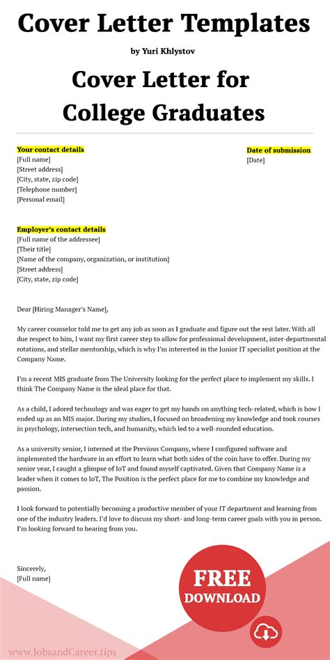 27 Cover Letter Templates Download Now Recommended