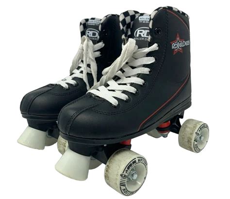 Roller Derby Elite Roller Star 600 Womens 5 Black Retro Skates Leather Checkered Ebay