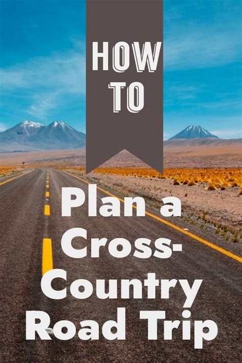 Cross Country Road Trip Planner In 2020 Road Trip Planner Trip