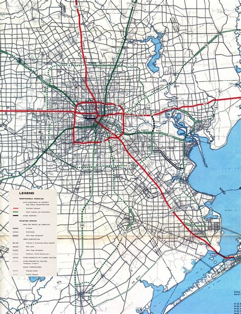 Houston Freeway Planning Maps