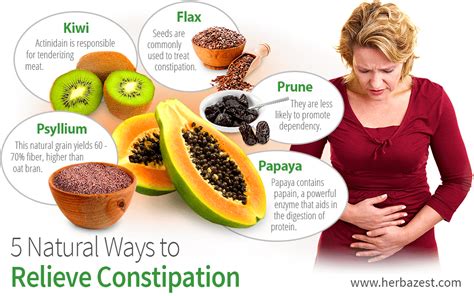 Add more fiber to your diet, with fresh fruits and vegetables, legumes, beans, and whole grains. 5 Natural Ways to Relieve Constipation | HerbaZest