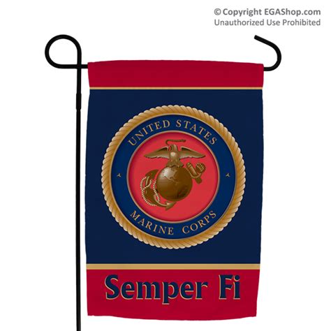 Garden Flag: Seal with Semper Fi | Marine, Marine corps, Garden flag pole