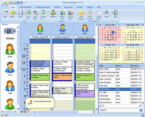 Using our software, you can run your business and manage your staff from anywhere in the world. Salon Calendar v.6.1 - OrgBusiness Software