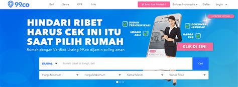 Pasti kamu tidak asing dengan situs ini, diklaim merupakan pelopor pertama yang menyediakan jasa jual beli rumah secara online, dan termasuk situs jual beli rumah terbesar. 10+ Situs Jual Beli Rumah Terbaik Indonesia | Republik SEO