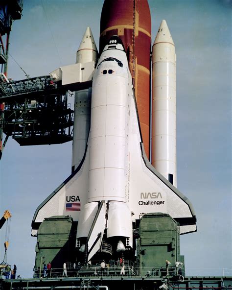 January 26 1983 Space Shuttle Challenger Waits On Complex 39a At