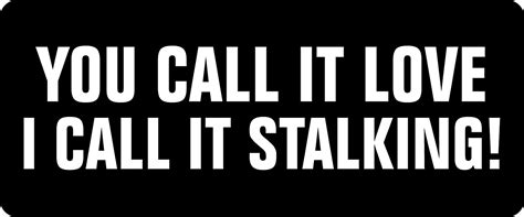 3 You Call It Love I Call It Stalking Hard Hatbiker Helmet Sticker Bs 991