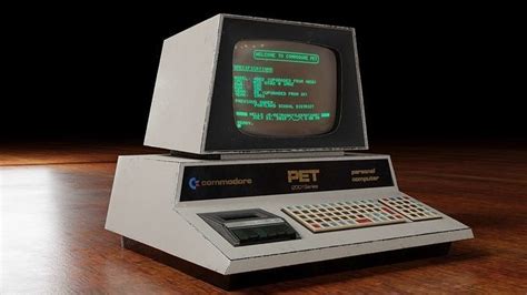 Commodore Pet Computer 3d Model Cgtrader