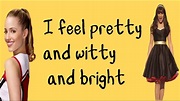 I feel pretty / Unpretty - Glee (Lyrics) - YouTube