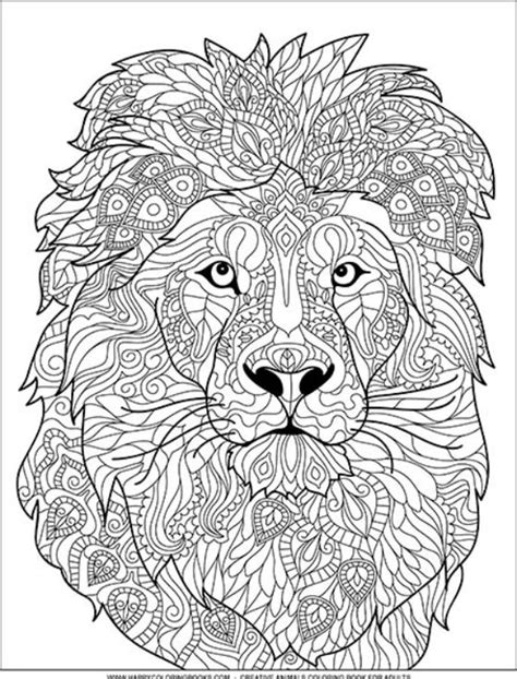 Free Download Happy Coloring Books Lion Coloring Pages