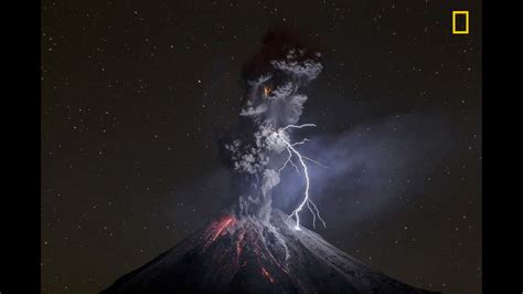 Erupting Volcano Flashing Lightning Wins 2017 National Geographic