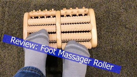 Review Theraflow Dual Foot Massager Roller Youtube