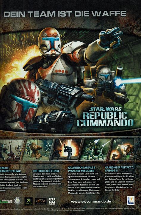 Star Wars Republic Commando 2005 Promotional Art Mobygames
