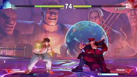 Street Fighter 5 Story Mode Ryu Vs Mbison Final Battle Spoilers