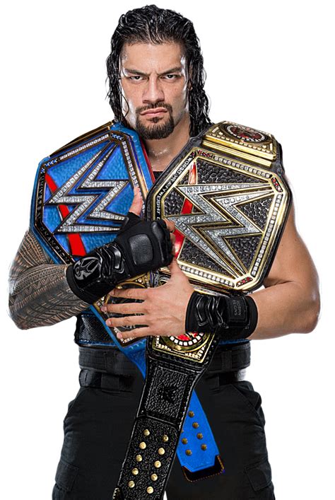 Roman Reigns Undisputed Wwe Champion Custom Png By Decentrenderz On
