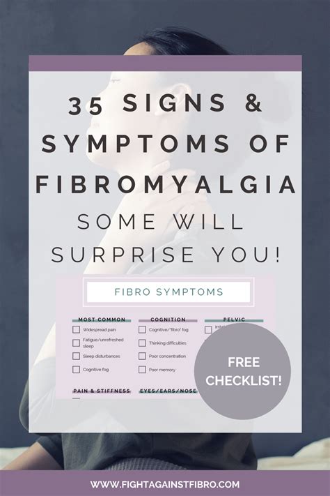 35 Signs And Symptoms Of Fibromyalgia