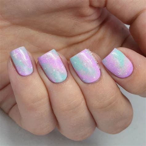 Pink And Polished 31dc2014 Day 19 Galaxies Galaxy Nails Nail Art