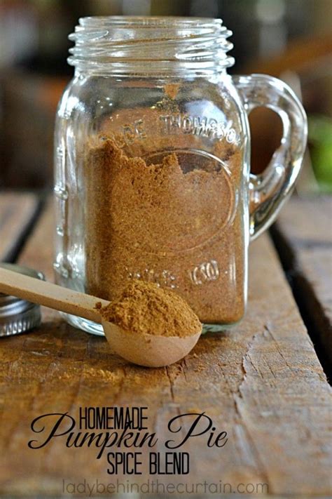 You find almost the same mix in blends marketed as apple pie spice, usually without the ginger. Homemade Pumpkin Pie Spice Blend | Recipe | Homemade ...