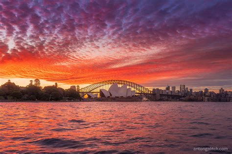 Sunset In Sydney Australia Oc Rmostbeautiful