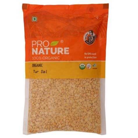 Buy Pro Nature Organic Dal Tur 500 Gm Pouch Online At Best Price