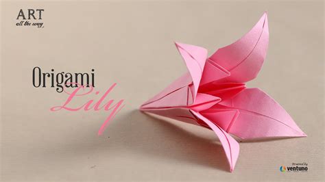 How To Fold Diy Origami Lily Crafts Road