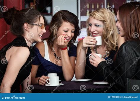 Pretty Girls Laughing Stock Image Image Of Girl Gossip 17523535