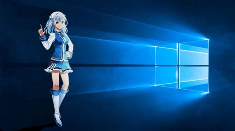 Windows 10 Conheça A Nova Mascote No Japão Anime Xis