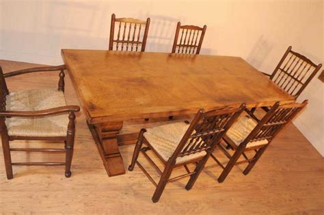 All retro diner chairs are heavy duty quality for domestic or commercial use. Oak Kitchen Diner Chair Set Refectory Table and ...