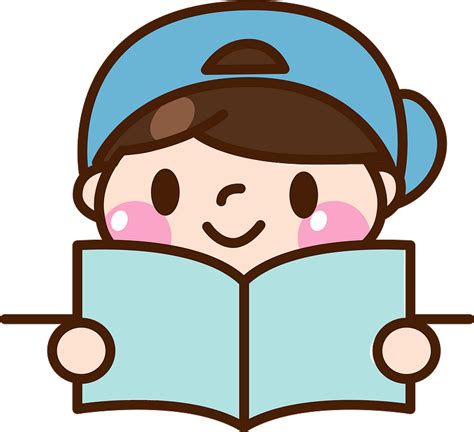 Elliot Boy Is Reading A Book Clipart Free Download Transparent Png