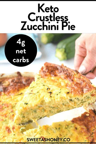 Crustless Zucchini Pie Low Carb Keto Low Carb Recipes Cooking Recipes