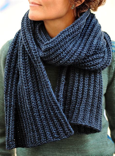 Scarf Knitting Patterns Double Knit Mikes Natura