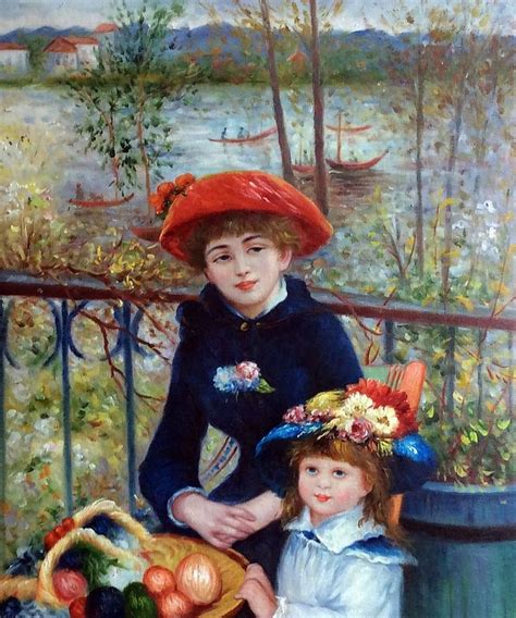 Pierre Auguste Renoir Two Sisters On The Terrace At