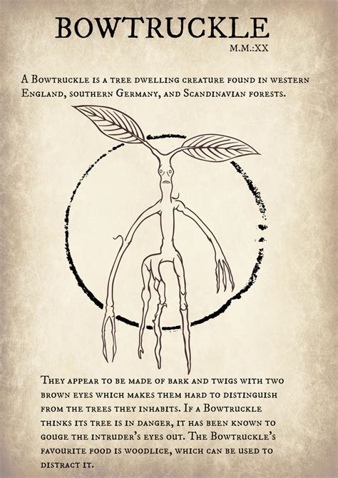 Bowtruckle Fantastic Beasts And Where To Find Them By Guilarts On