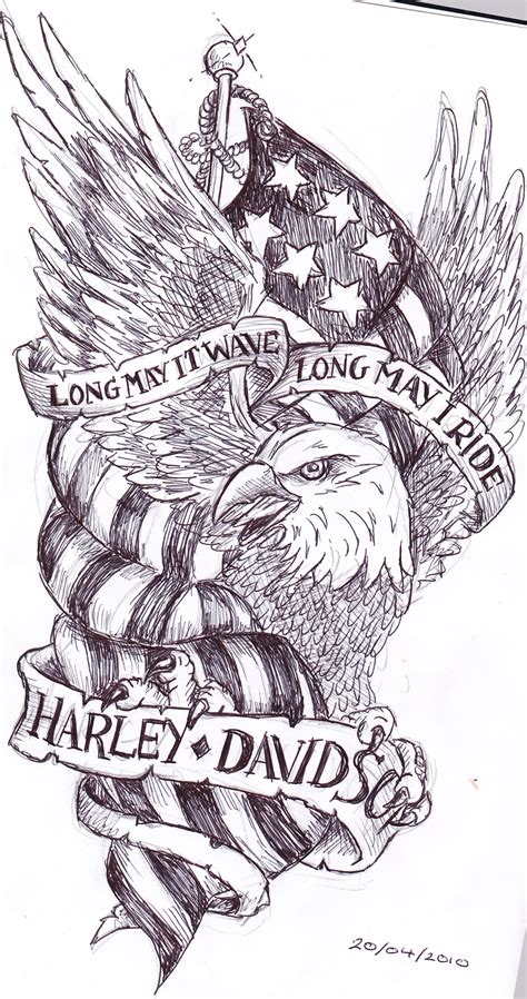 Harley Davidson Eagle Tattoo Design 11 Tattoo Design Harley Davidson