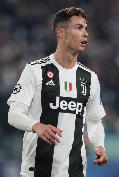 Cristiano Ronaldo Of Juventus Looks On During The Uefa Champions