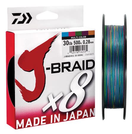Daiwa J Braid Multicolour M Free Shipping Over
