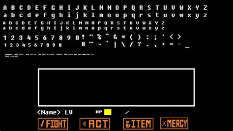 Undertale Character Fonts Undertale Lets Play Title Card By
