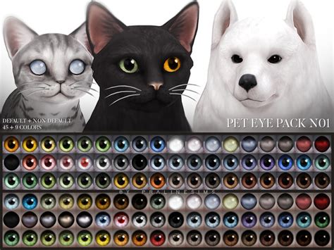 Pet Eye Pack N01 By Pralinesims At Tsr Sims 4 Updates