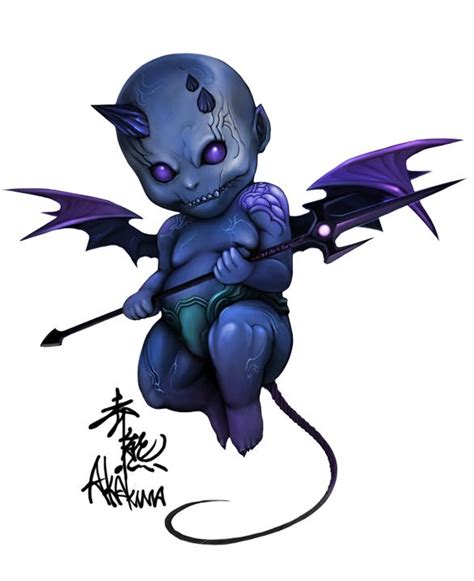 Imp By Akakuma On Deviantart Dark Creatures Dark Art Drawings Weird