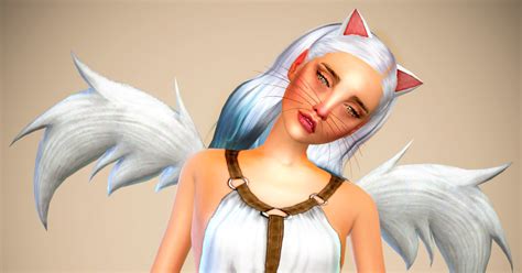 Downloads Sims 4collection Neko Cat Set Accessory Wingswhiskersears
