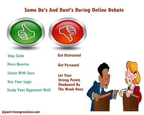 This Image Provides You With Some Essential Tips For Online Debate