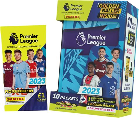 Cartões Panini Adrenalyn Xl Premier League 2022 23 Blue Mega Tin 1