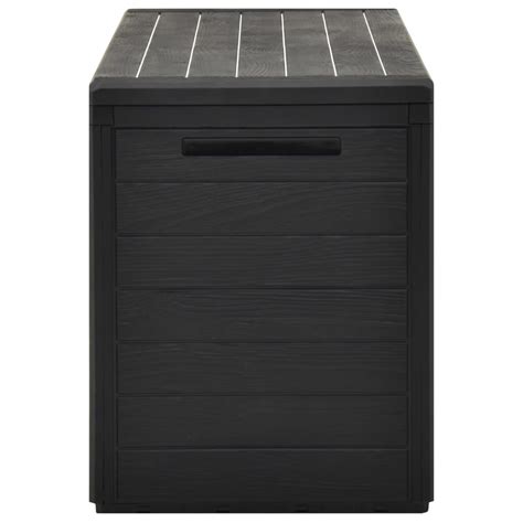 Garden Storage Box Anthracite 116x44x55 Cm